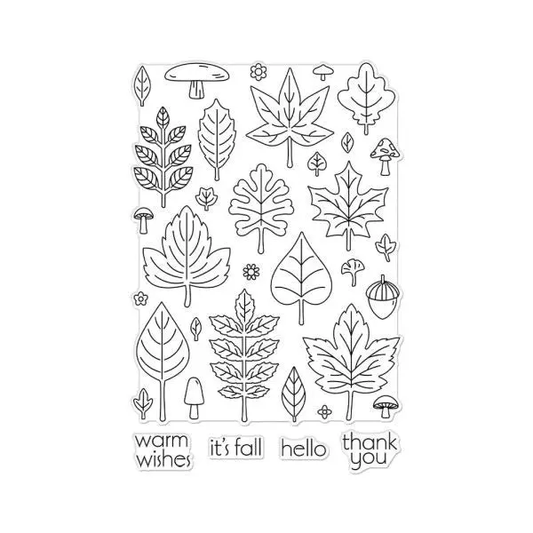 Fall Pattern Clear Stamps 1