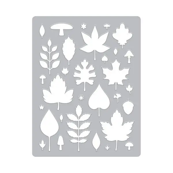 Fall Pattern Cover Plate Die 1