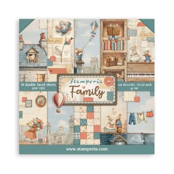 Family - 12X12 Paper Pack 1