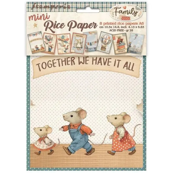 Family - A6 Mini Rice Paper 1