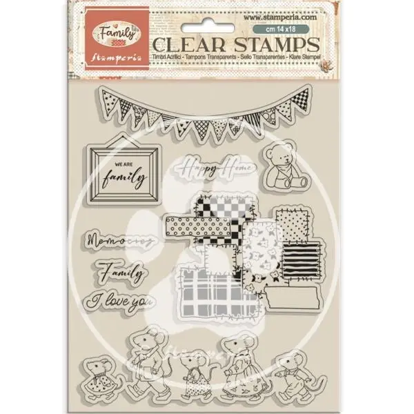 Family - Clear Stamps - Party 1