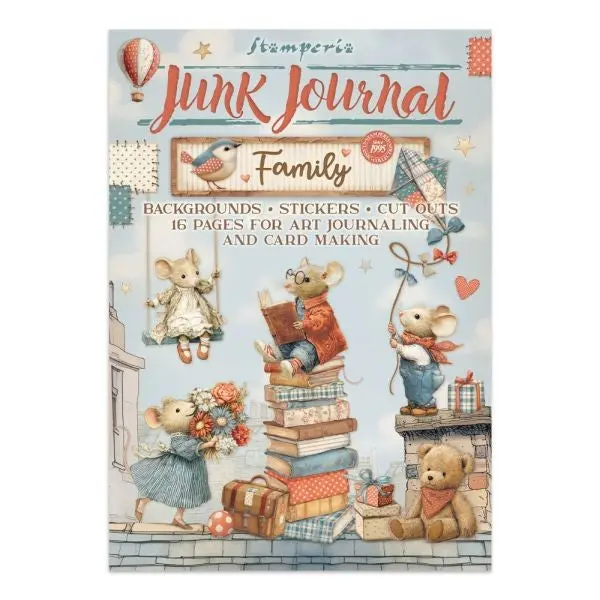 Family - Junk Journal Backgrounds, Stickers & Cut Outs 1