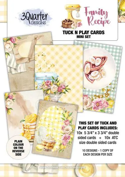 Family Recipe Tuck N Play Cards Pack - Mini Set 1