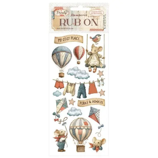 Family - Rub Ons - Air Balloons 1