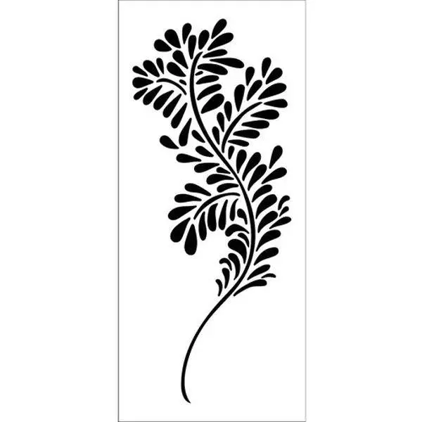 Fanciful Fern - Slimline Stencil 1