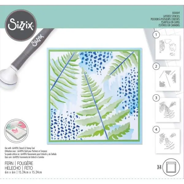 Fern - Layered Stencils 1