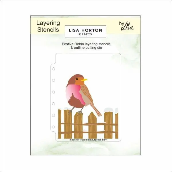 Festive Robin - Layering Stencils & Die 1