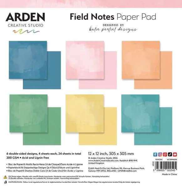 Field Notes - 12X12 Collection Pack - Solids 1