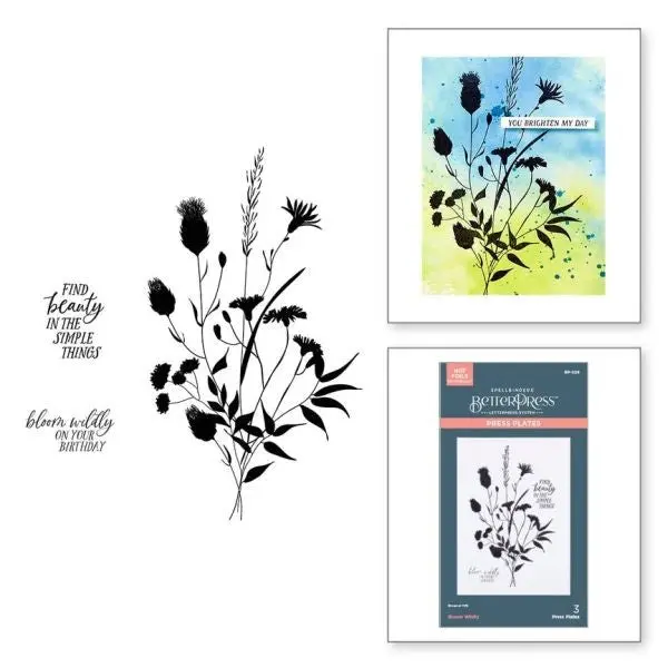 Field Notes Collection - Bloom Wildly Betterpress Plate 1