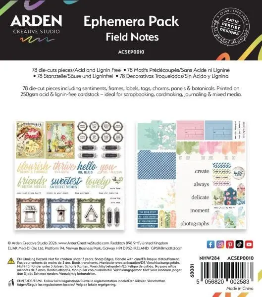Field Notes - Ephemera Pack 1