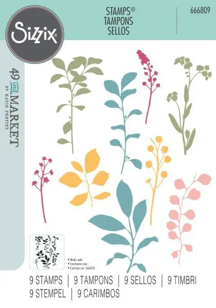Fine Stems 01 - Clear Stamps 1