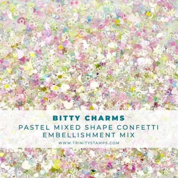 Flat Confetti Embellishment Mix - Bitty Charms 1