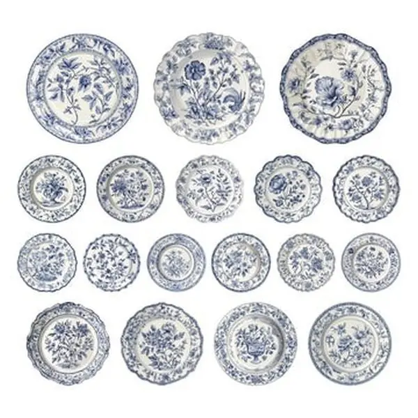 Fleur Azure - Ephemera - Plates 1
