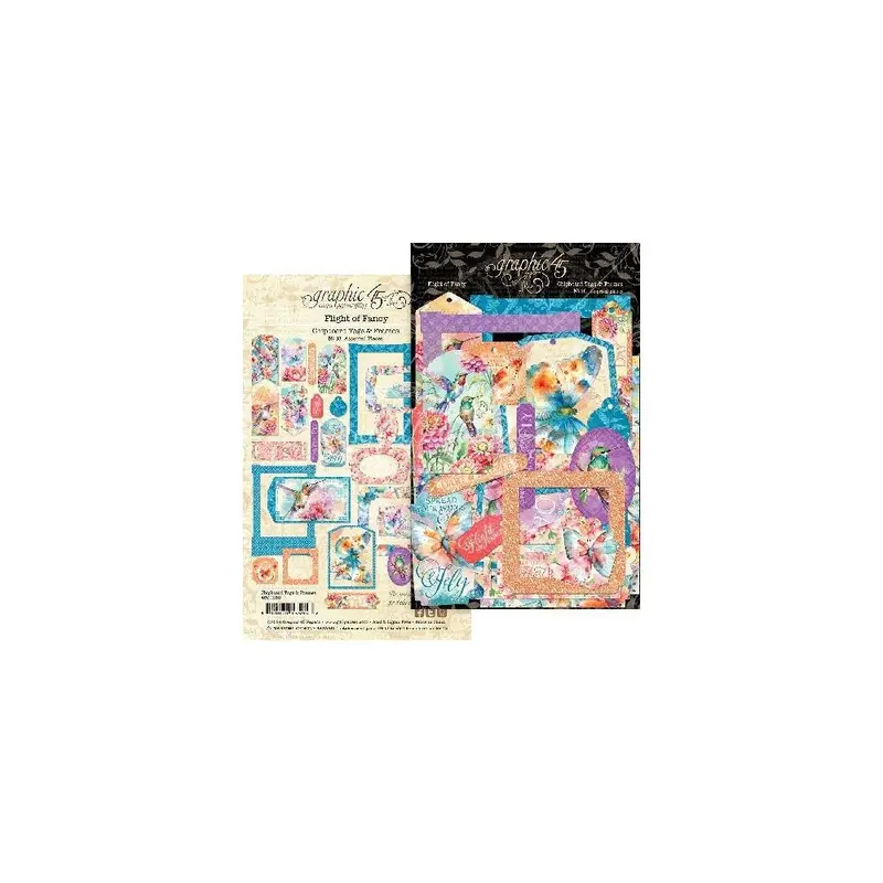 Flight Of Fancy - Chipboard Frames & Tags 1