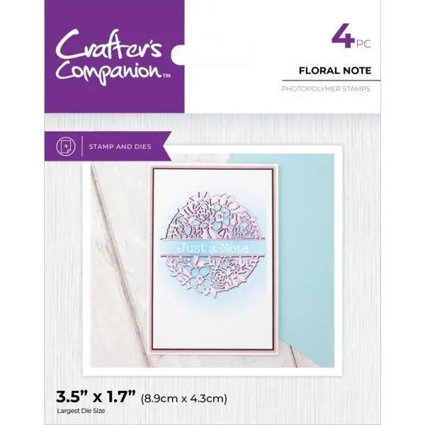 Floral Note - Stamp & Die Set 1