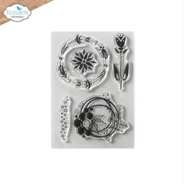 Florals N' Fabrick - Clear Stamps - Fun Flourishes 1