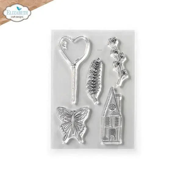 Florals N' Fabrick - Clear Stamps - Home Garden 1