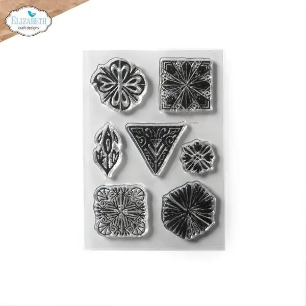 Florals N' Fabrick - Clear Stamps - Let's Decorate 1