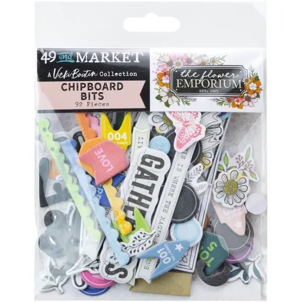 Flower Emporium - Chipboard Bits 1