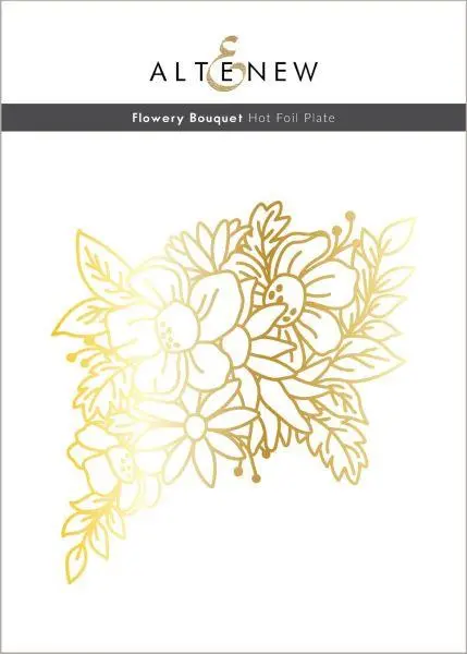 Flowery Bouquet - Hot Foil Plate 1