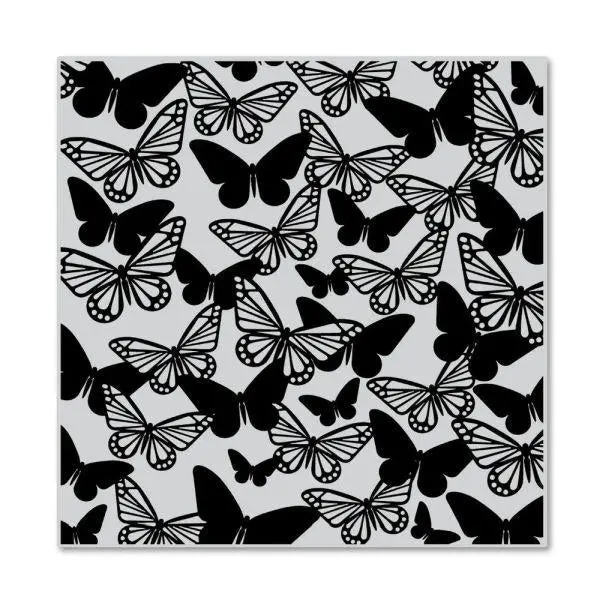 Fluttering Butterflies - Bold Prints - Cling Stamps 1