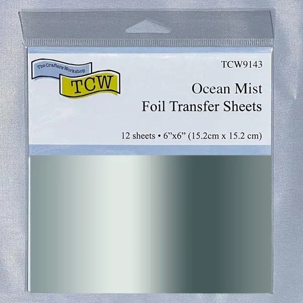 Foil Transfer Sheets - Ocean Mist 1