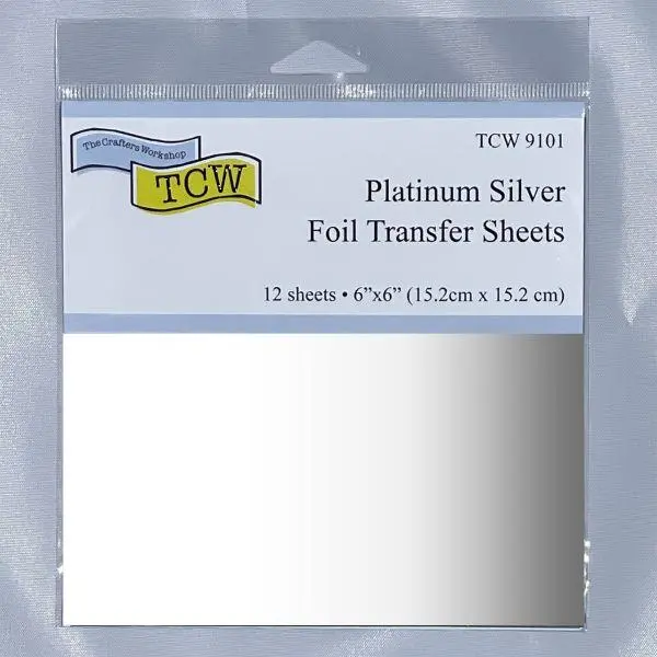 Foil Transfer Sheets - Platinum Silver 1