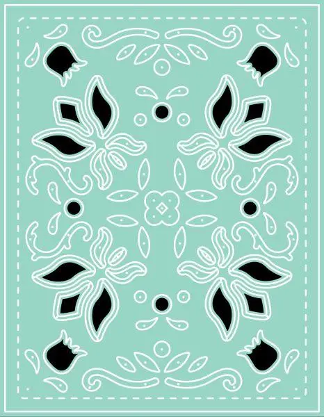 Folk Art A2 Cover Plate Die 1