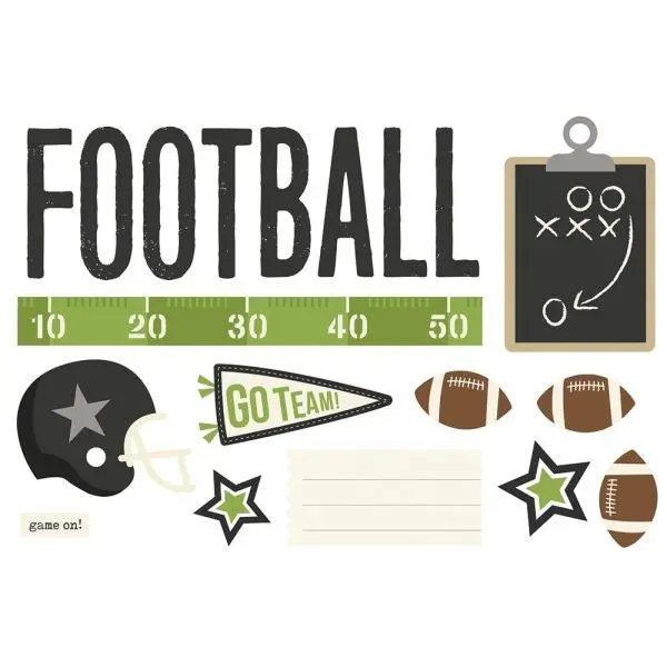 Football - Simple Pages Page Pieces 1