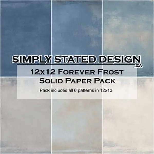 Forever Frost - 12X12 Collection Pack - Solids 1