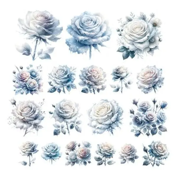 Forever Frost - Ephemera - Floral 1