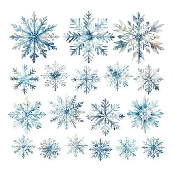 Forever Frost - Ephemera - Snowflakes 1