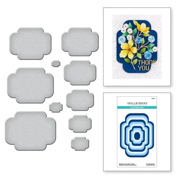 Four Petal Collection - Essential Four Petal Labels 1