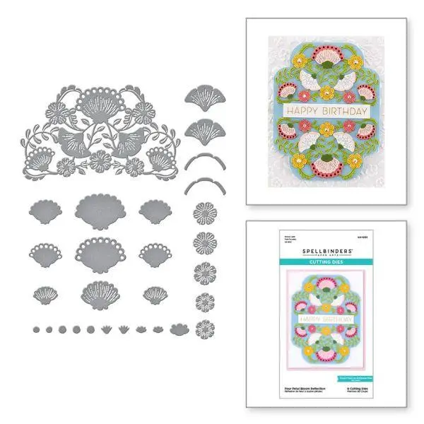 Four Petal Collection - Four Petal Bloom Reflection Dies 1