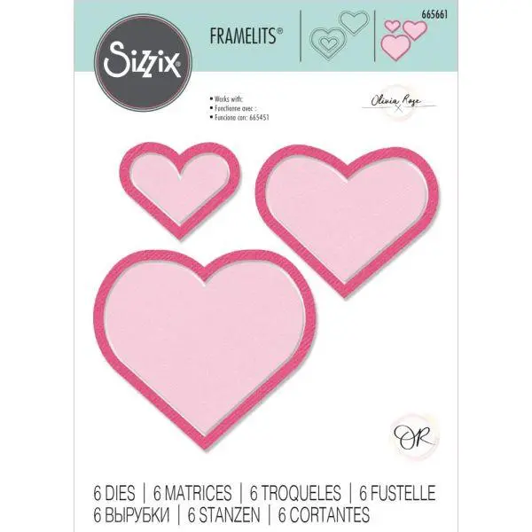 Framelits Dies -Heart Frames 1