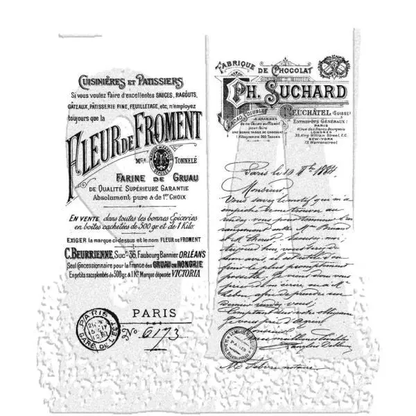 French Marketplace - Cling Stamps 1