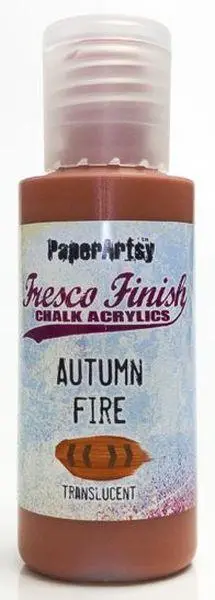 Fresco Finish Acrylic Paint - Autumn Fire 1