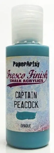 Fresco Finish Acrylic Paint - Captain Peacock 1