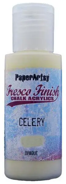 Fresco Finish Acrylic Paint - Celery 1