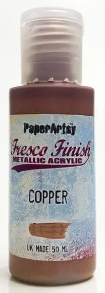 Fresco Finish Acrylic Paint - Copper 1