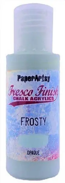 Fresco Finish Acrylic Paint - Frosty 1