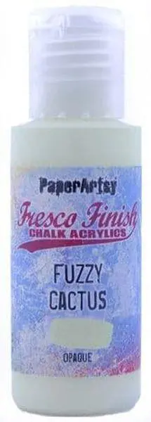 Fresco Finish Acrylic Paint - Fuzzy Cactus 1