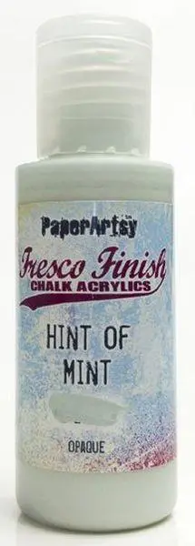 Fresco Finish Acrylic Paint - Hint Of Mint 1