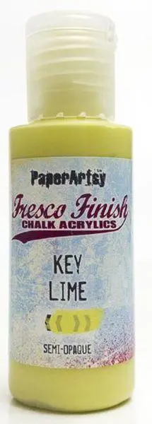 Fresco Finish Acrylic Paint - Key Lime 1