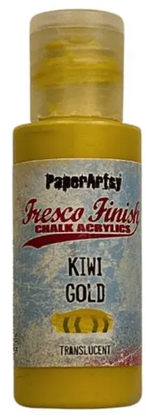Fresco Finish Acrylic Paint - Kiwi Gold 1
