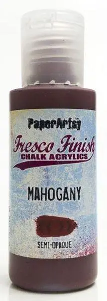 Fresco Finish Acrylic Paint - Mahogany 1