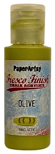 Fresco Finish Acrylic Paint - Olive 1