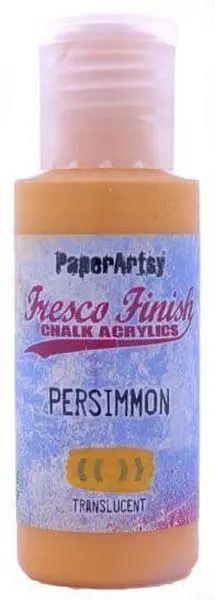 Fresco Finish Acrylic Paint - Persimmon 1
