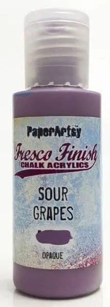 Fresco Finish Acrylic Paint - Sour Grapes 1