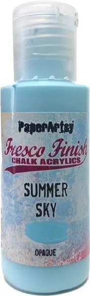 Fresco Finish Acrylic Paint - Summer Sky 1